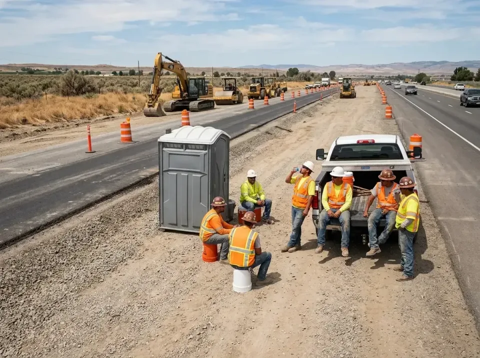 highway-road-construction-crew-007 — frequently asked questions, Porta Potty and Restroom Rentals in Troutman, NC